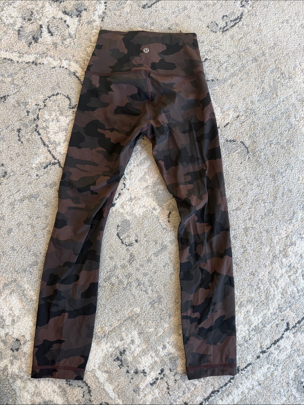 lululemon athletica Brown & Black Camo High-Rise Leggings